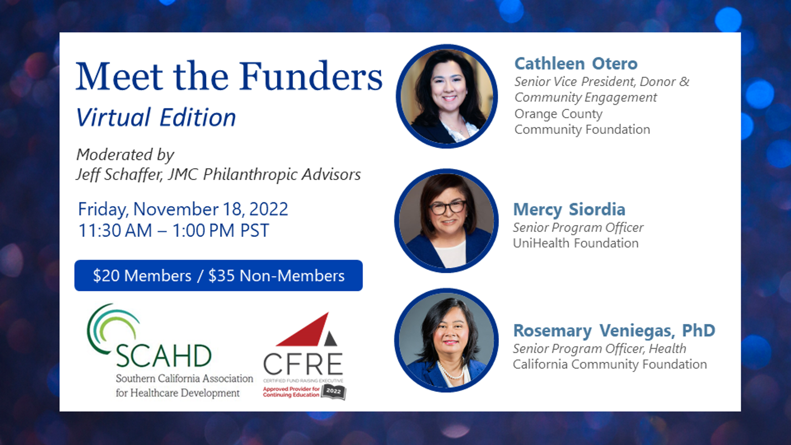 Virtual Funders Panel